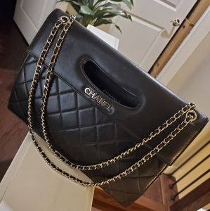 Chanel Quilted Lambskin Handbag with S